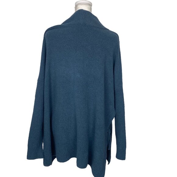 J Jill Women Pullover Cowl Neck Sweater Long Sleeve Sz M Blue Casual 66-11 - Picture 2 of 12